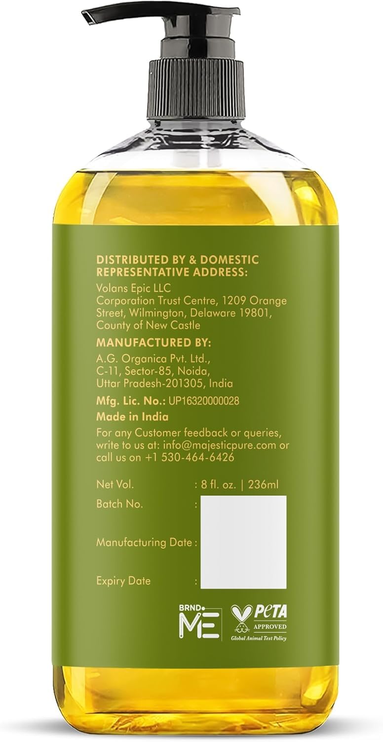 Aceite de Masaje Sensual Majestic Pure - Natural y Relajante