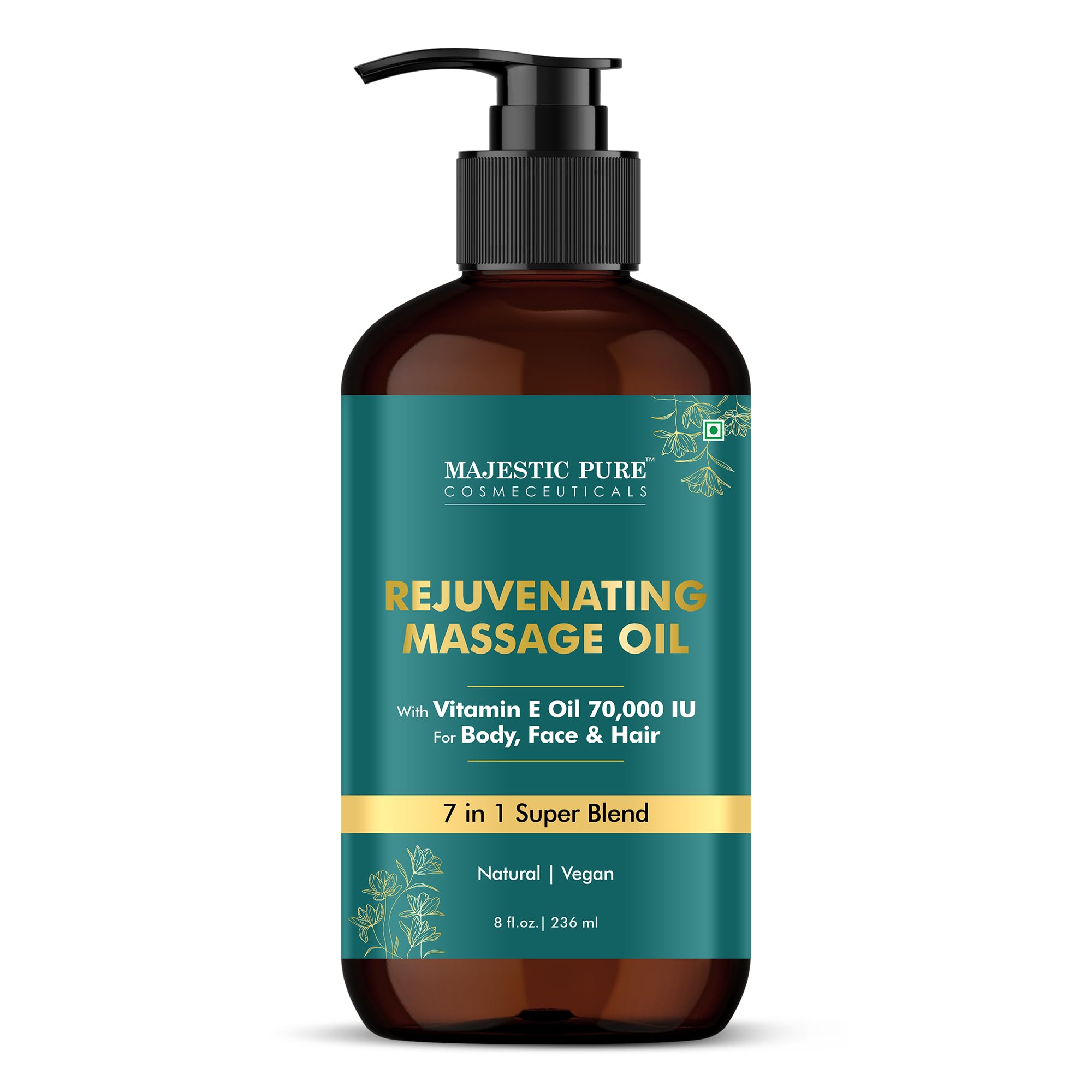 Aceite de Masaje Sensual Majestic Pure - Natural y Relajante