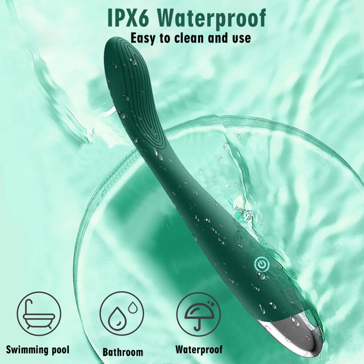 Vibrador Punto G y Clítoris - 10 Modos de Vibración