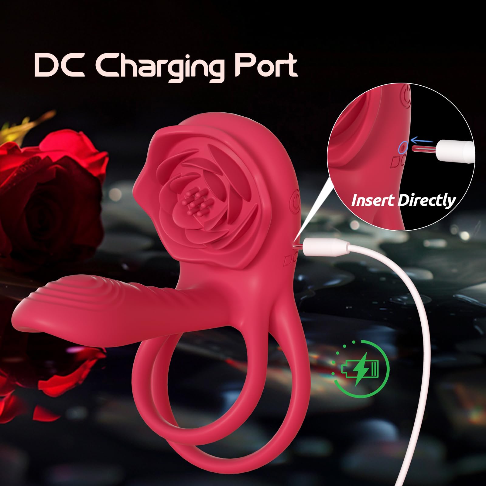 Anillo Vibrador para Parejas con Estimulador de Clítoris