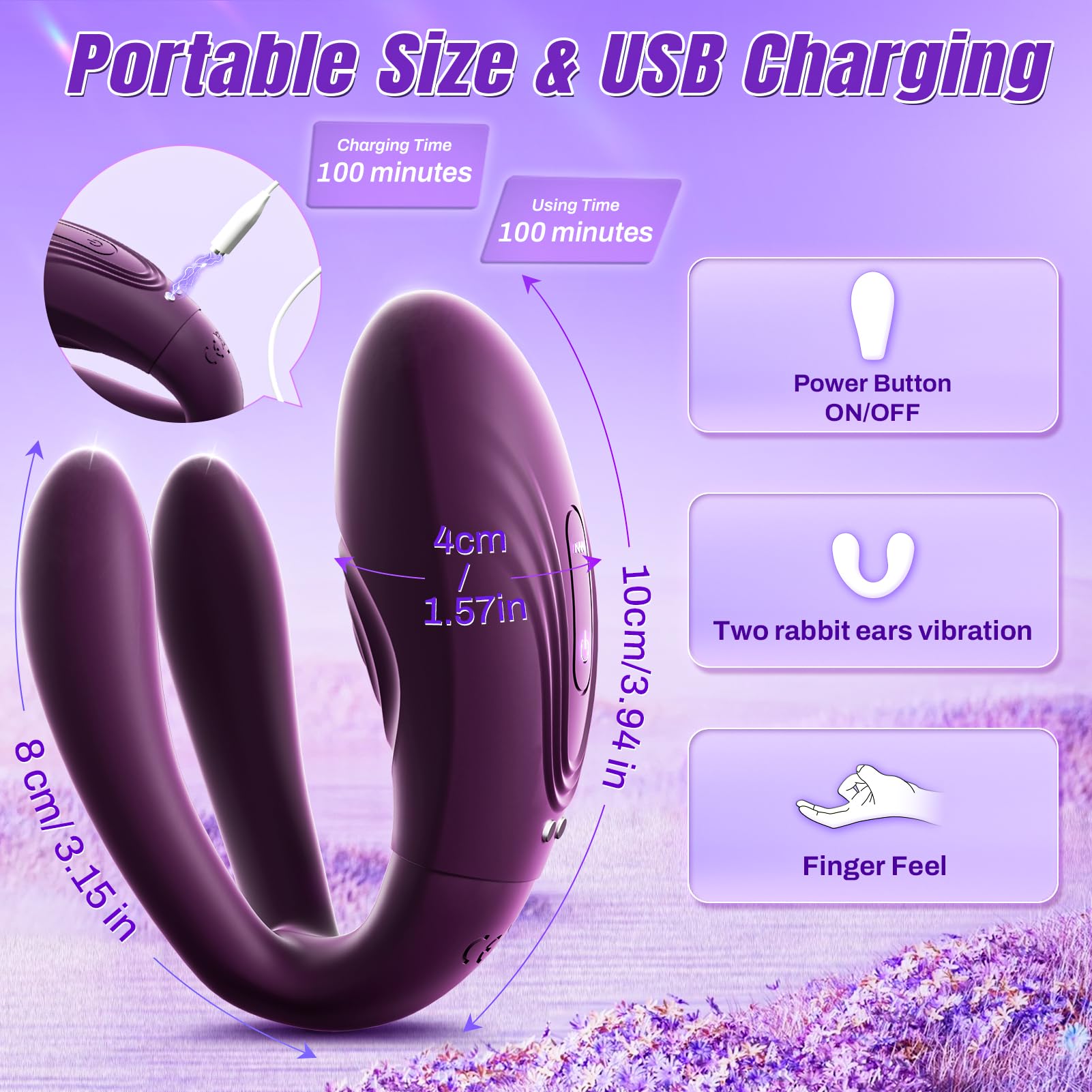 Vibrador Wearable Doble para Parejas - Estimulación Punto G y Clítoris