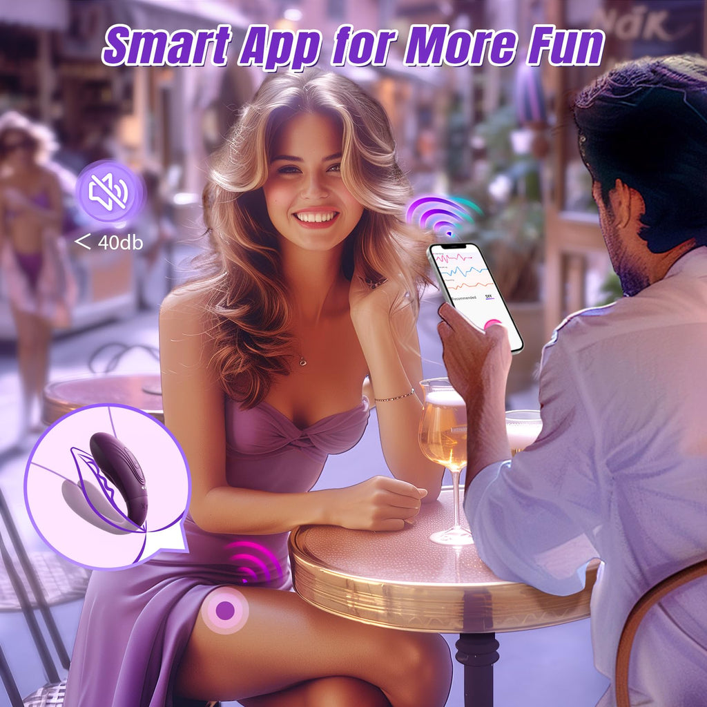 Vibrador Wearable Doble para Parejas - Estimulación Punto G y Clítoris