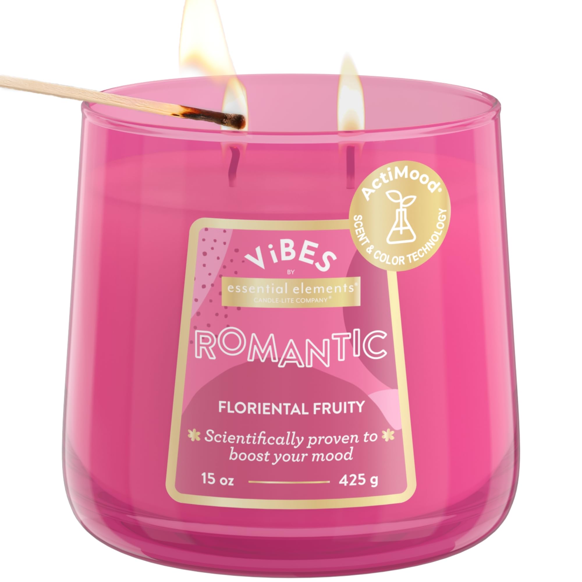 Velas Aromáticas Candle-Lite Essential Elements Vibes