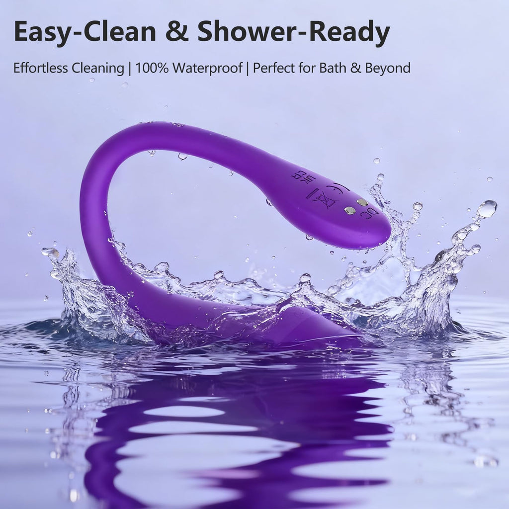 Vibrador Portátil Femenino con Control Remoto APP - 9 Modos