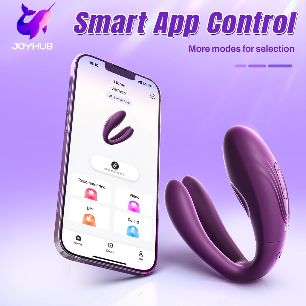 Vibrador Wearable Doble para Parejas - Estimulación Punto G y Clítoris