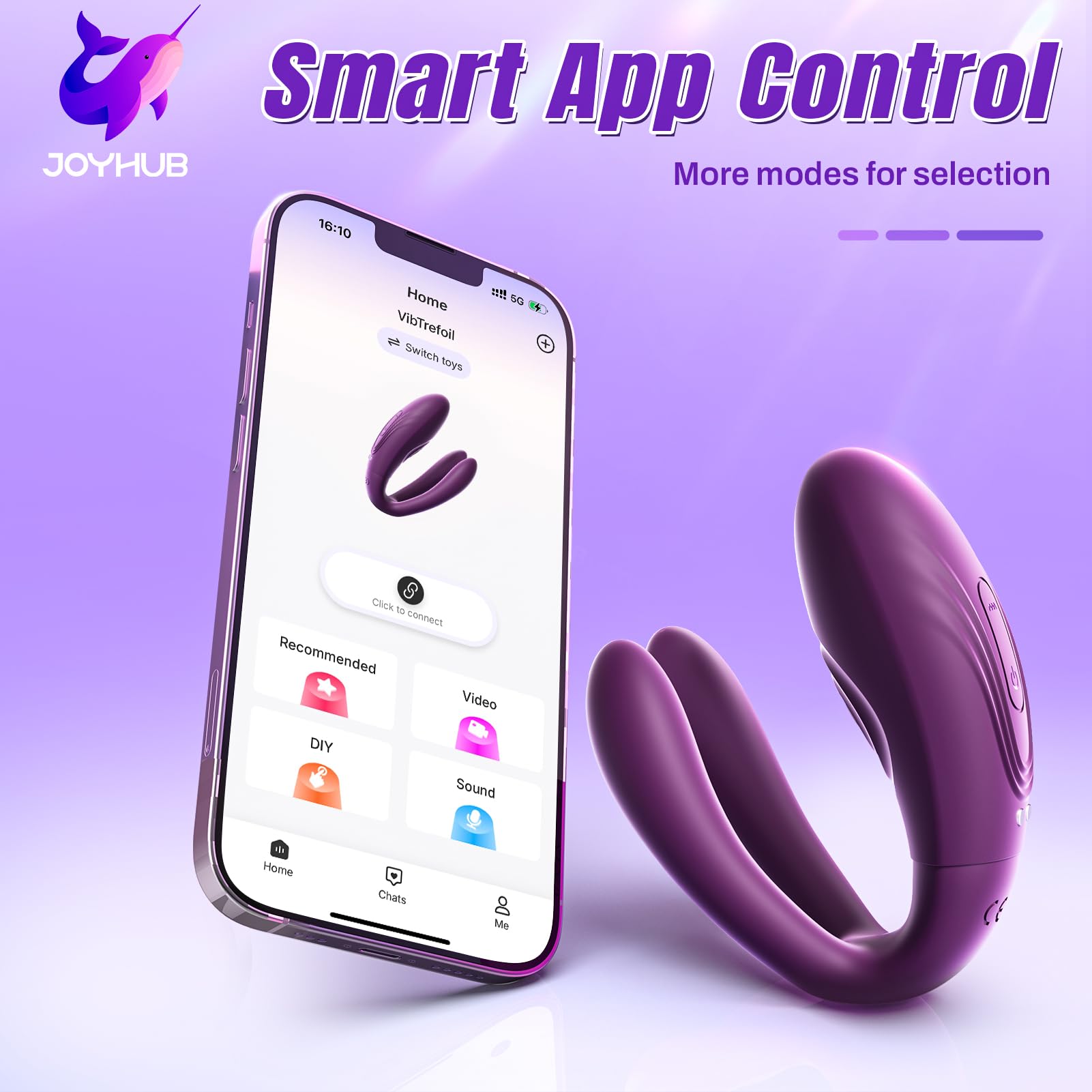 Vibrador Wearable Doble para Parejas - Estimulación Punto G y Clítoris