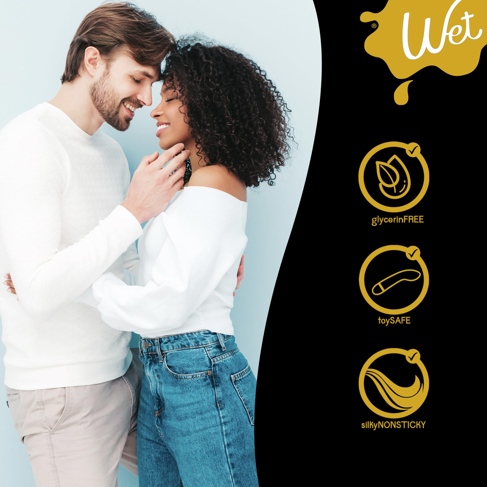 Lubricante Wet Platinum a Base de Silicona - Larga Duración