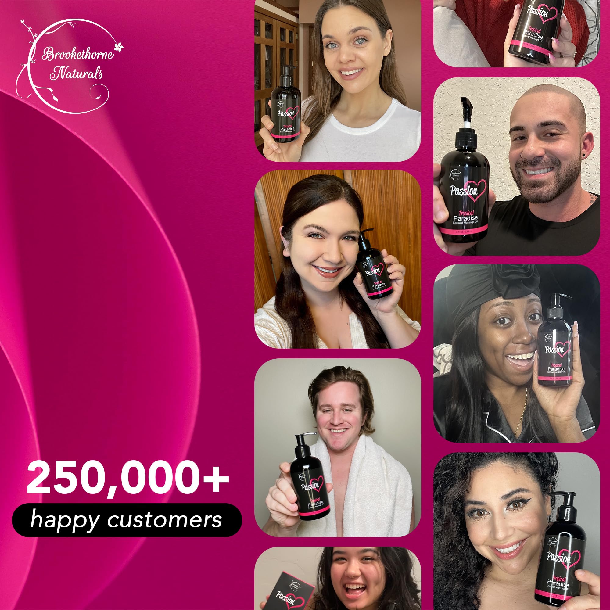 Aceite de Masaje Sensual Passion - 100% Natural con Jojoba