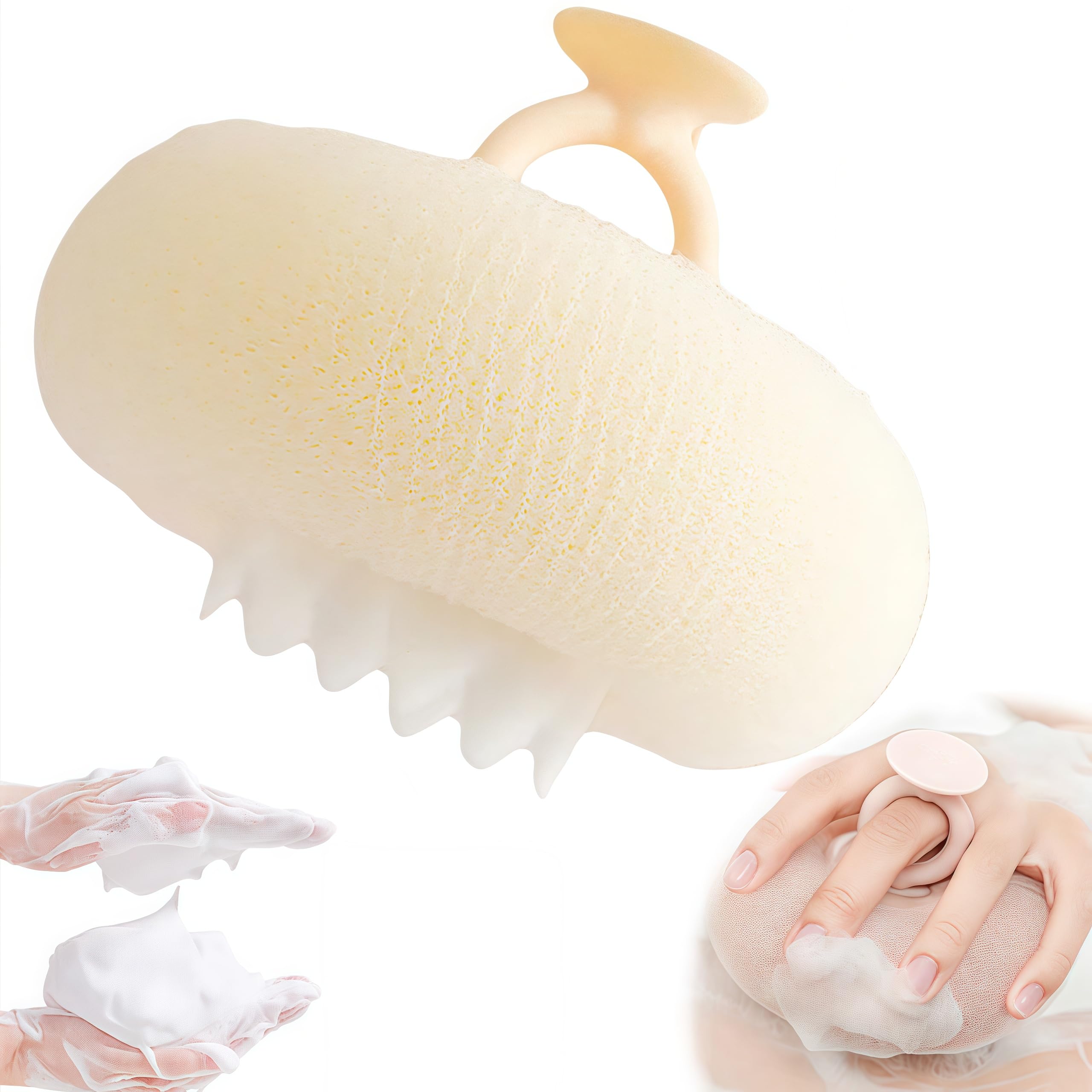 Esponja de Baño Girasol Exfoliante 2 en 1 - Ultra Suave