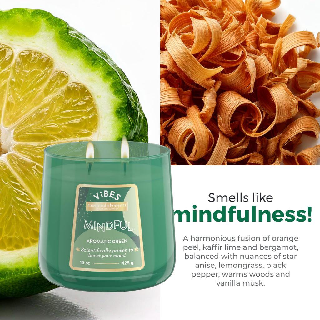 Velas Aromáticas Candle-Lite Essential Elements Vibes